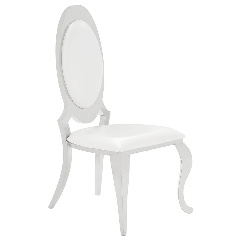 Chester - Upholstered Dining Side Chair (Set of 2) - Creamy White by HouseOfZazla