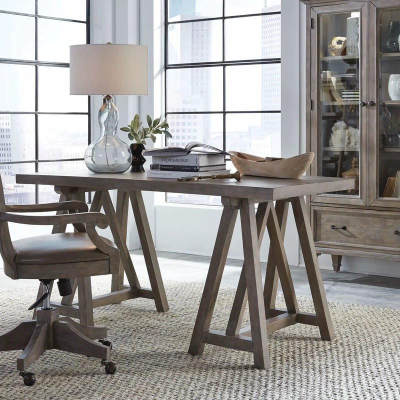 Lancaster - Desk - Dove Tail Gray by Unique Piece Furniture