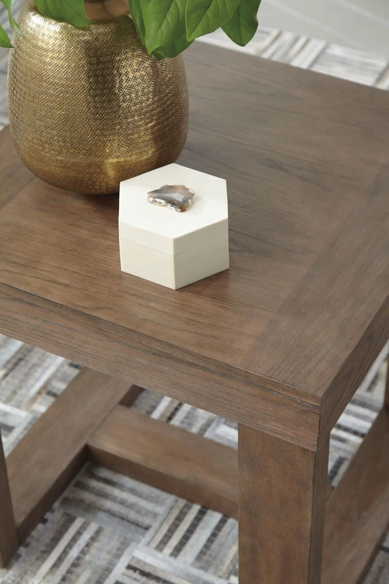 Cariton - Square End Table - Gray by Unique Piece Furniture