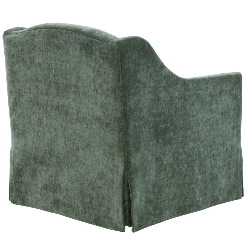 Luisa - Skirted Swivel Accent Chair by HouseOfZazla