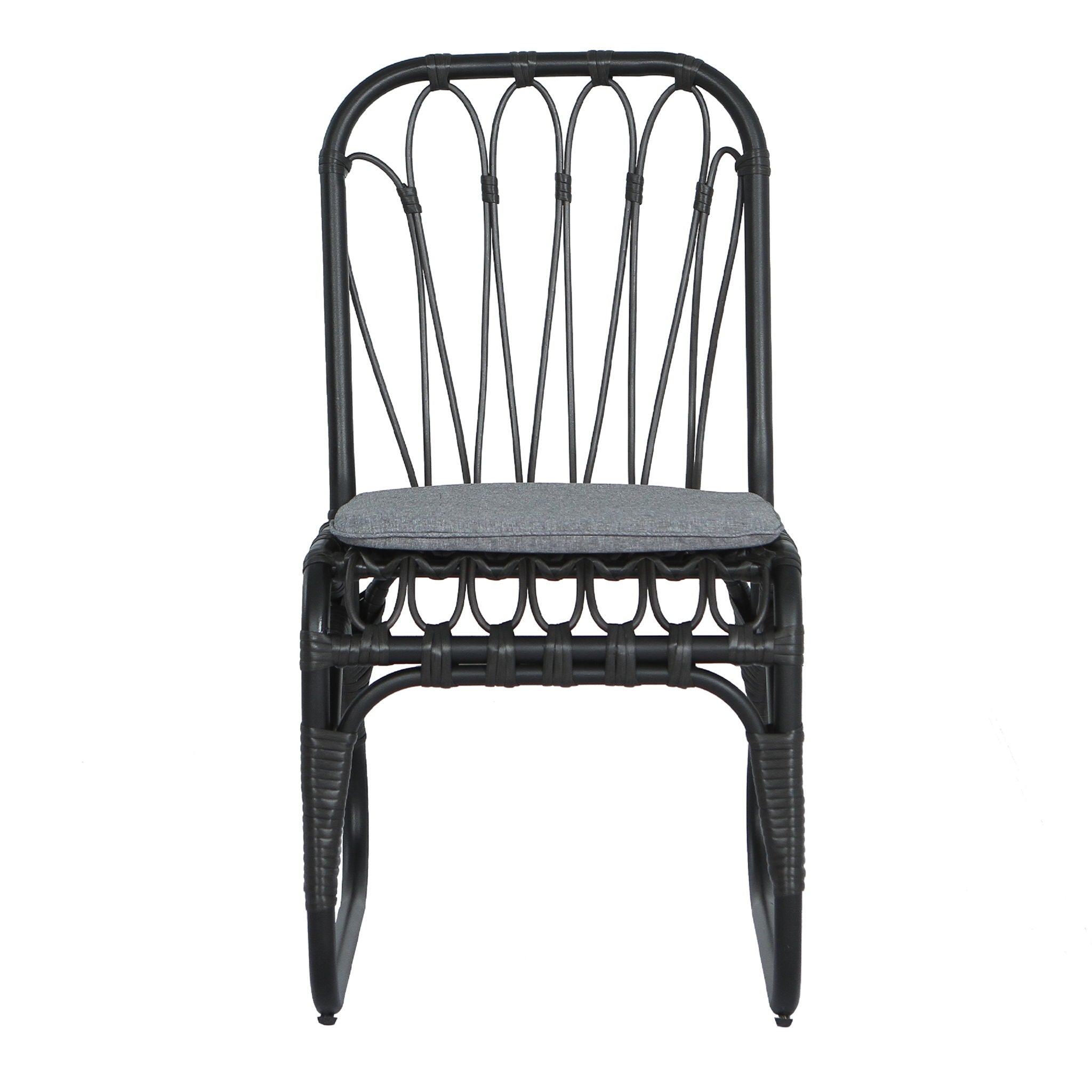 Outdoor Wicker Dining Chairs With Washable Cushions (Set of 2) by HouseOfZazla