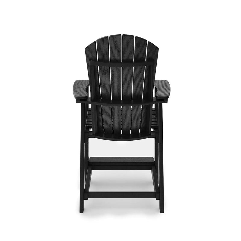 Adirondack Style Counter Chair Stylish HDPE Poly Lumber For Dining, Patio, And Garden Comfort by HouseOfZazla