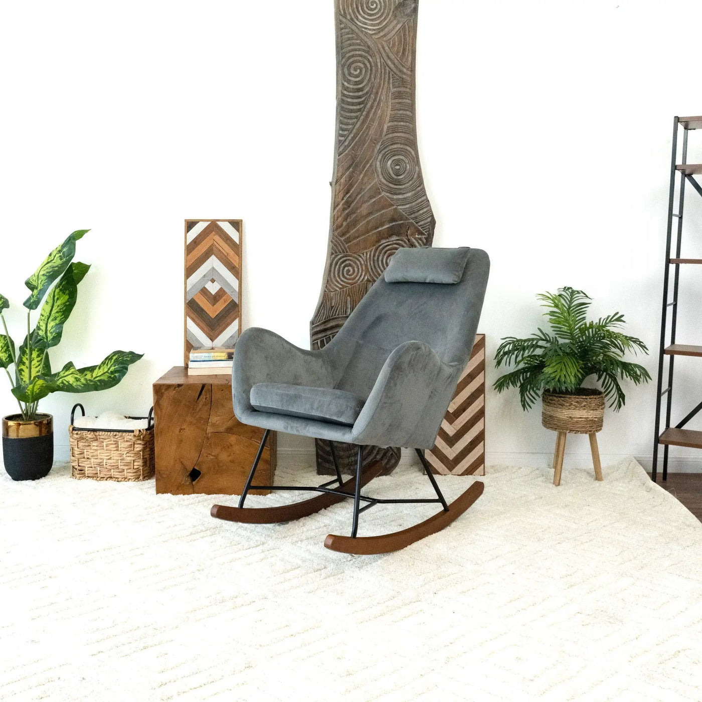 Chel - Mid-Century Modern Rocking Chair by HouseOfZazla
