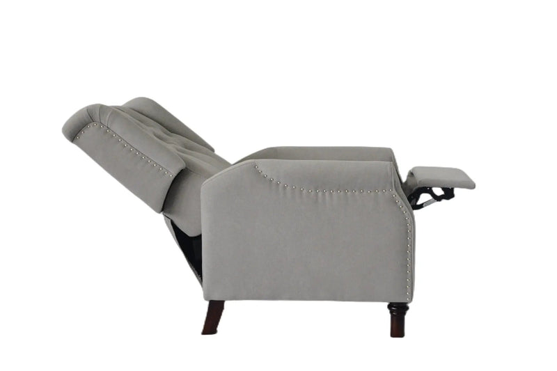 Brand New Recliner Sofa Cozy Soft Living Room Sofa Chair - Light Gray by HouseOfZazla