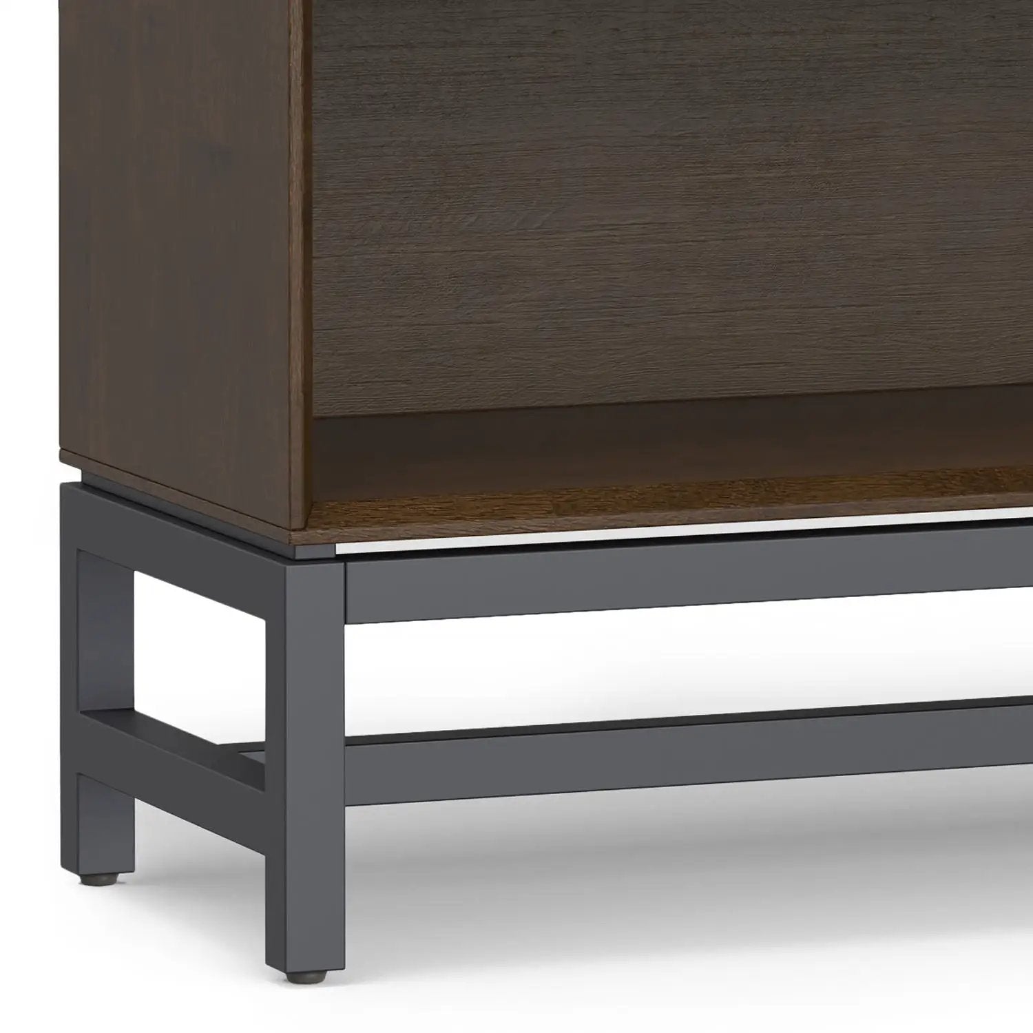 Banting - Low Wide Bookcase - Walnut Brown by HouseOfZazla
