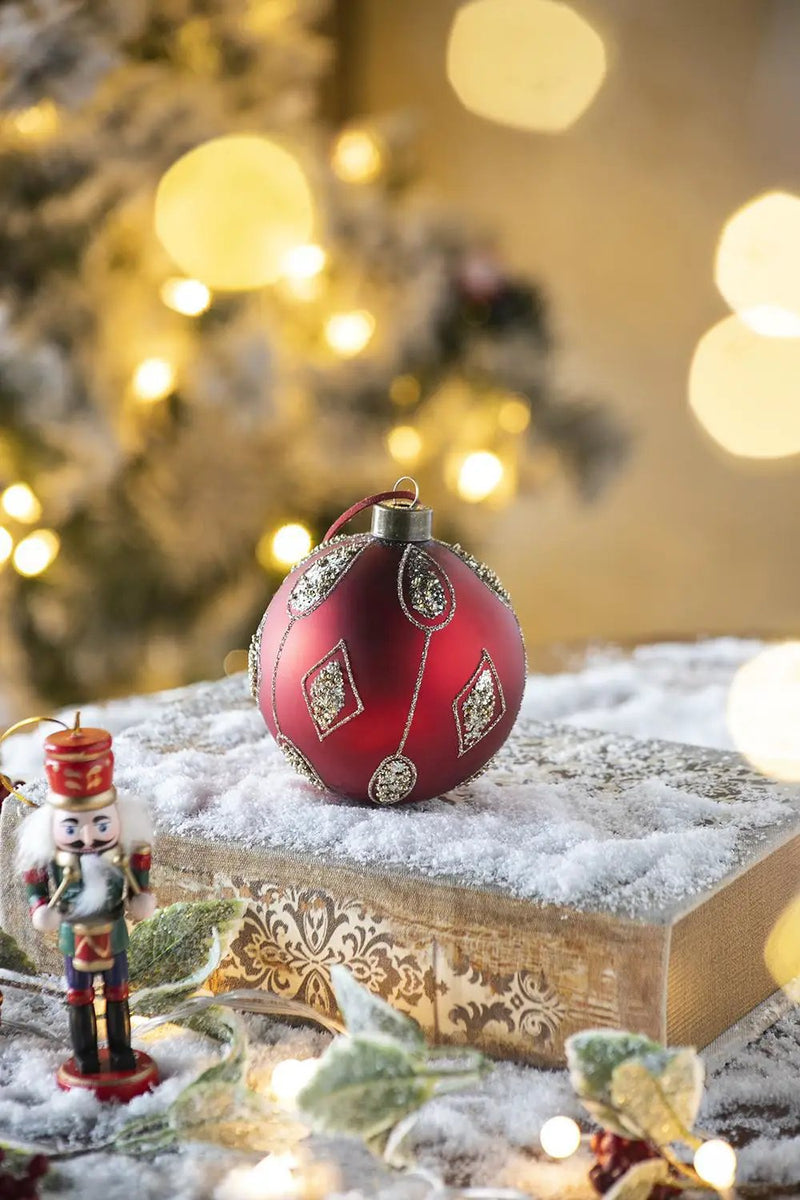 Christmas Ball, Decorative Hanging Ball Christmas Tree Ornaments For Holiday Decorations by HouseOfZazla