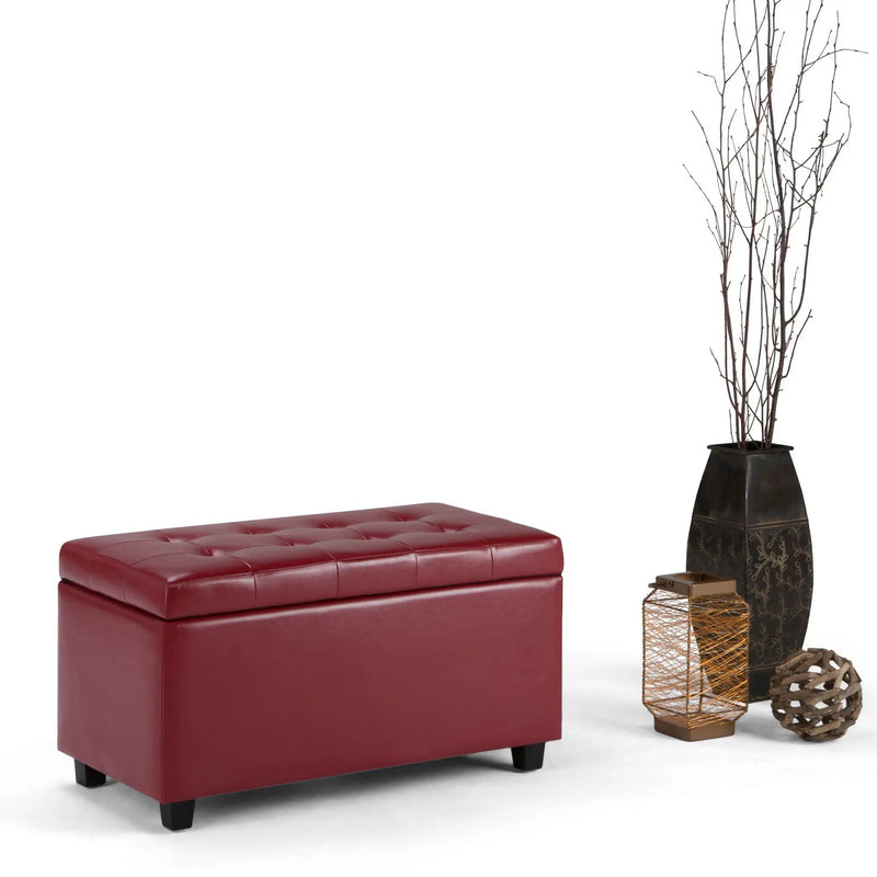 Cosmopolitan - Upholstered Storage Ottoman by HouseOfZazla