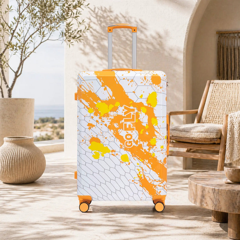 28 Inch PC Spinner Wheel Luggage, Carry-On Suitcase by HouseOfZazla