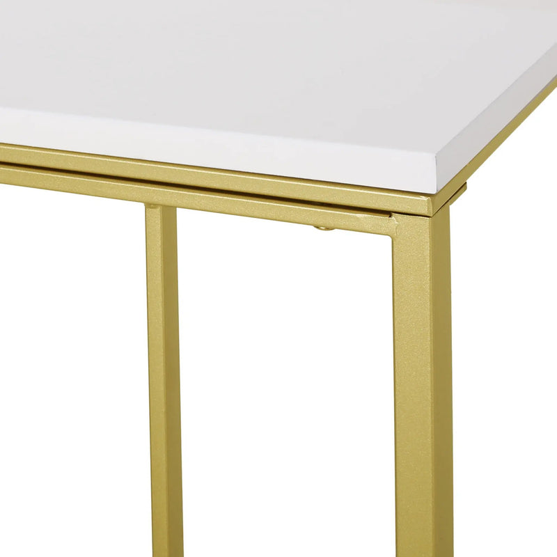 Modern Glam C-Shape End Table by HouseOfZazla
