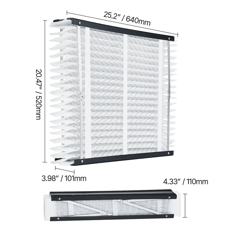 Air Filters MERV 11 Electrostatic Pleated HVAC Furnace Filter 4-Pack by HouseOfZazla