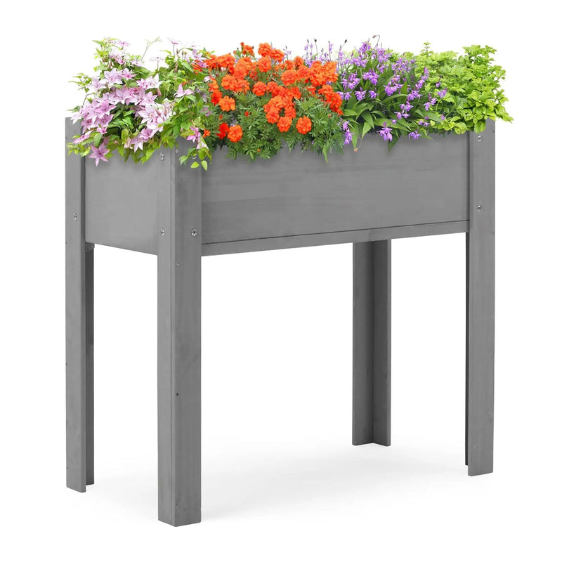 Raised Garden Bed With Legs, Elevated Planter Box For Outdoor Plants by HouseOfZazla
