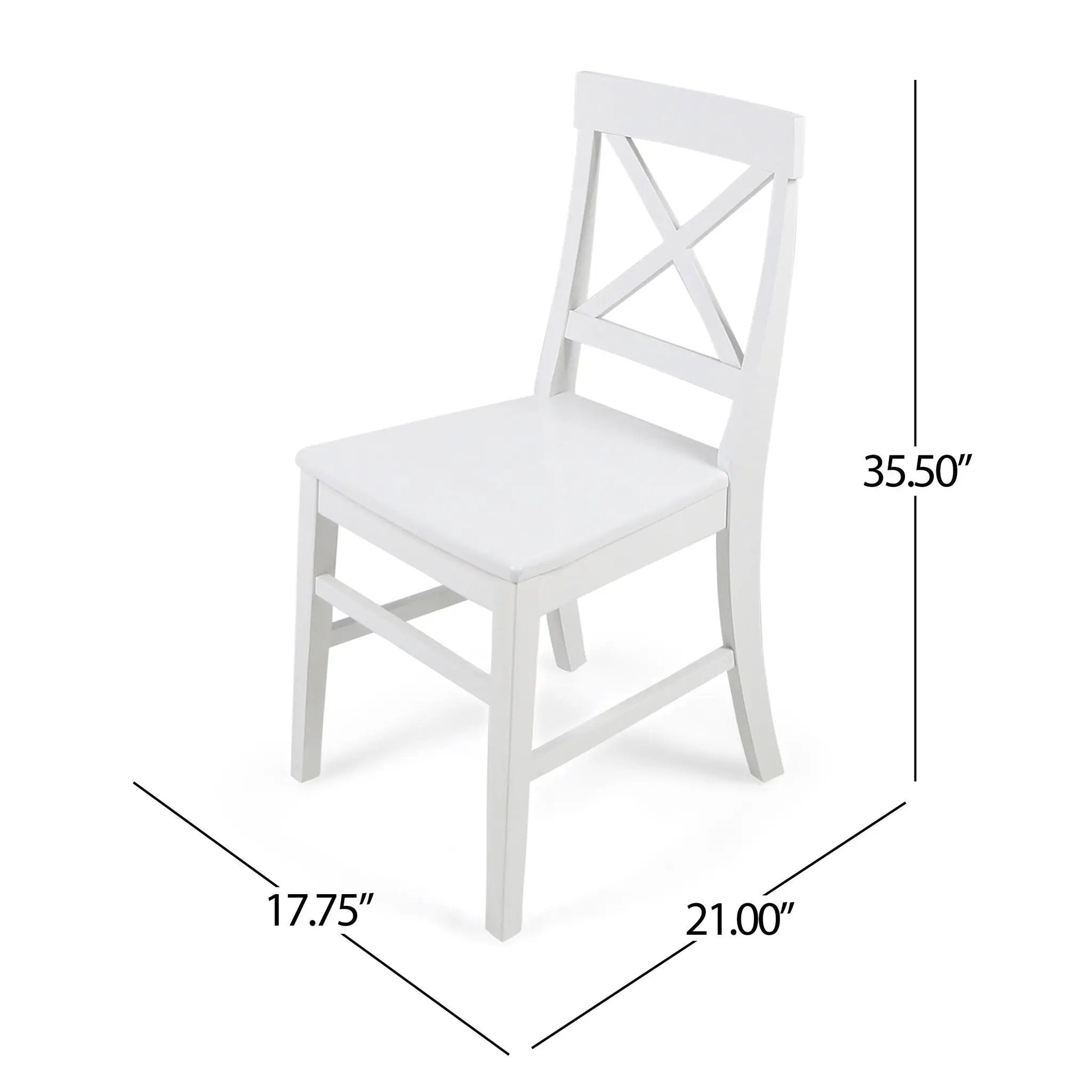Plethora - Dining Chair With X Shaped Back (Set of 2) by HouseOfZazla