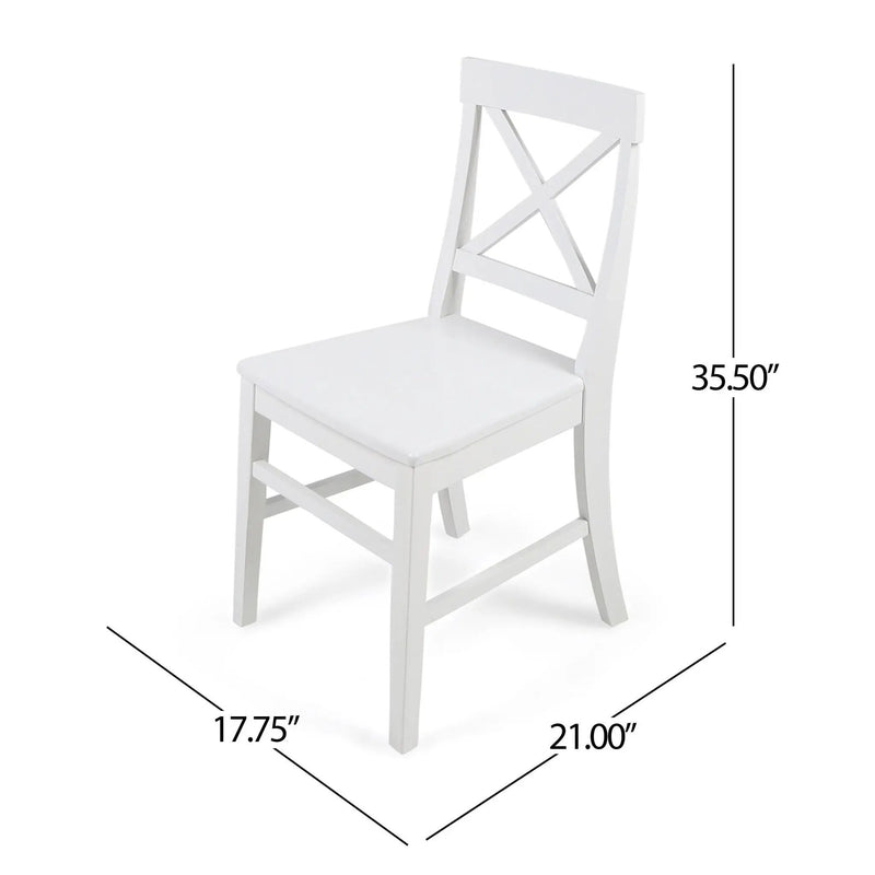 Plethora - Dining Chair With X Shaped Back (Set of 2) by HouseOfZazla