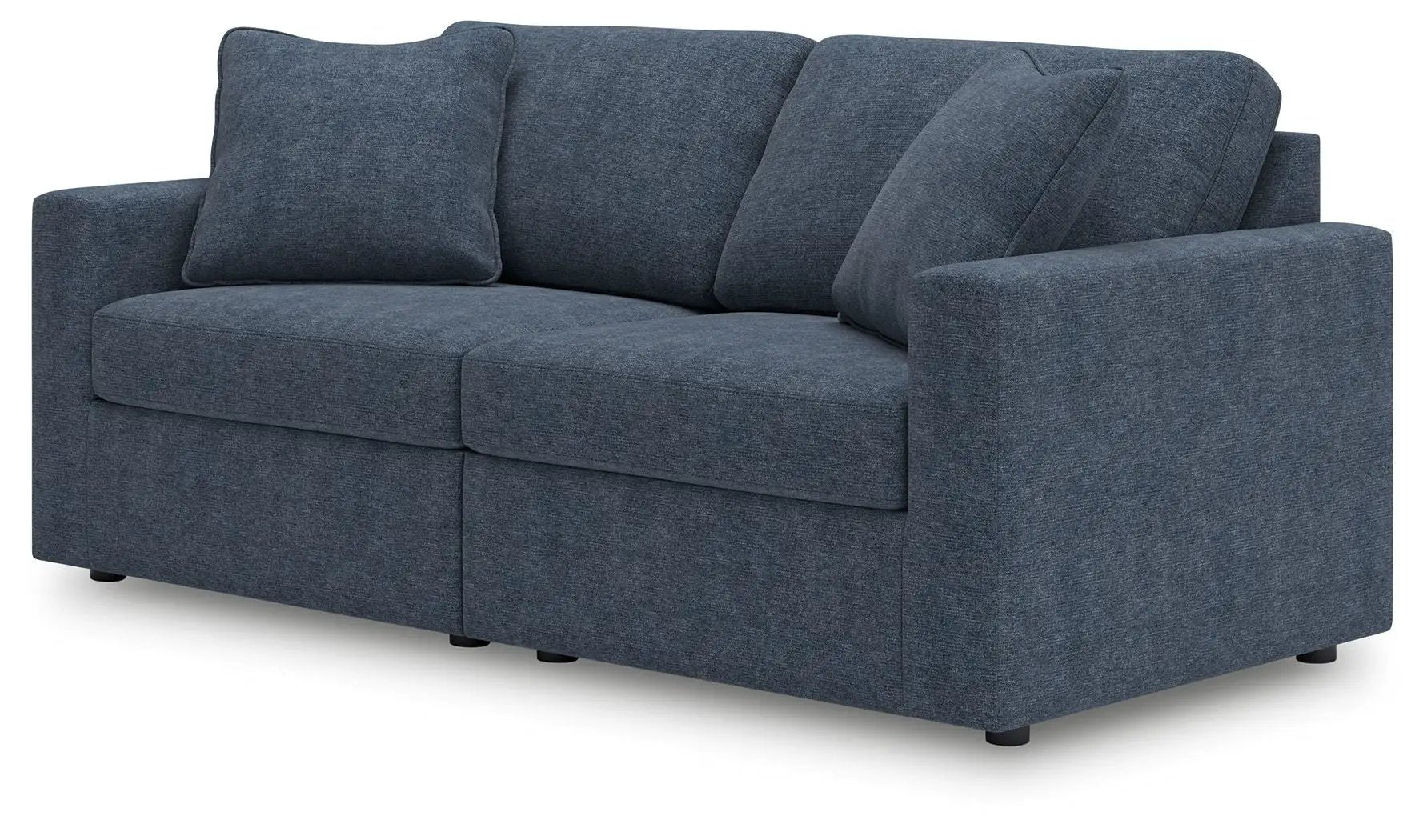 Modmax - 2-Piece Sectional Loveseat - Fabric - Ink by Unique Piece Furniture