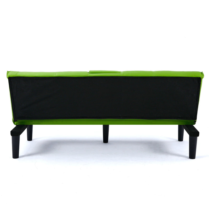 Sofa Bed With Foldable Design And Cup Holder by HouseOfZazla