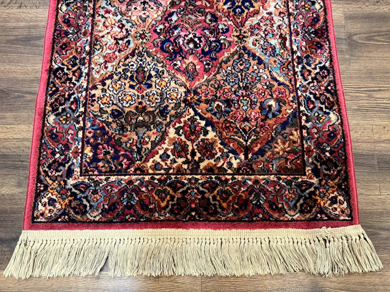 Karastan Rug 3x5 Multicolor Panel Kirman #717, Original 700 Series, Wool Pile, Discontinued by Jewel Rugs