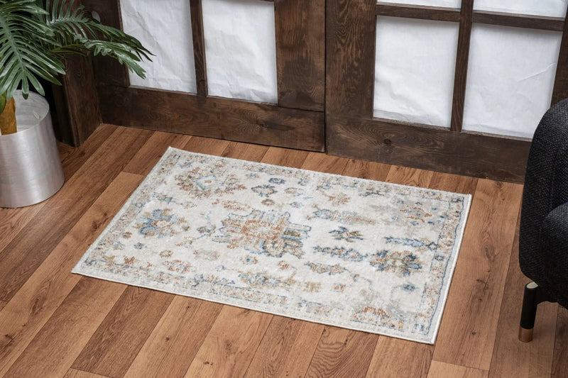 Noble - 5'3" X 7'3" Area Rug - Ivory by HouseOfZazla
