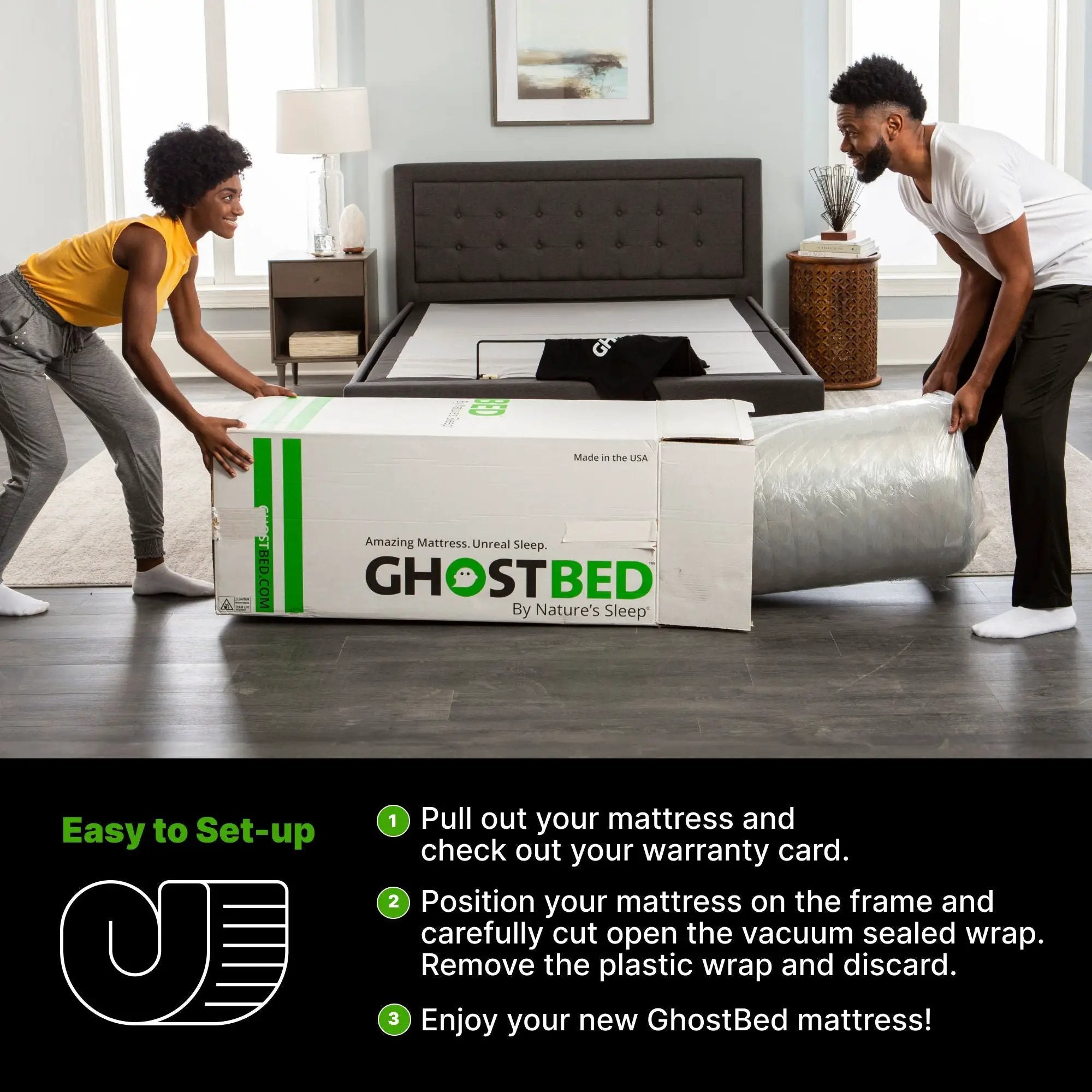 3D Matrix - 12" Hybrid Mattress, Medium Plush Feel