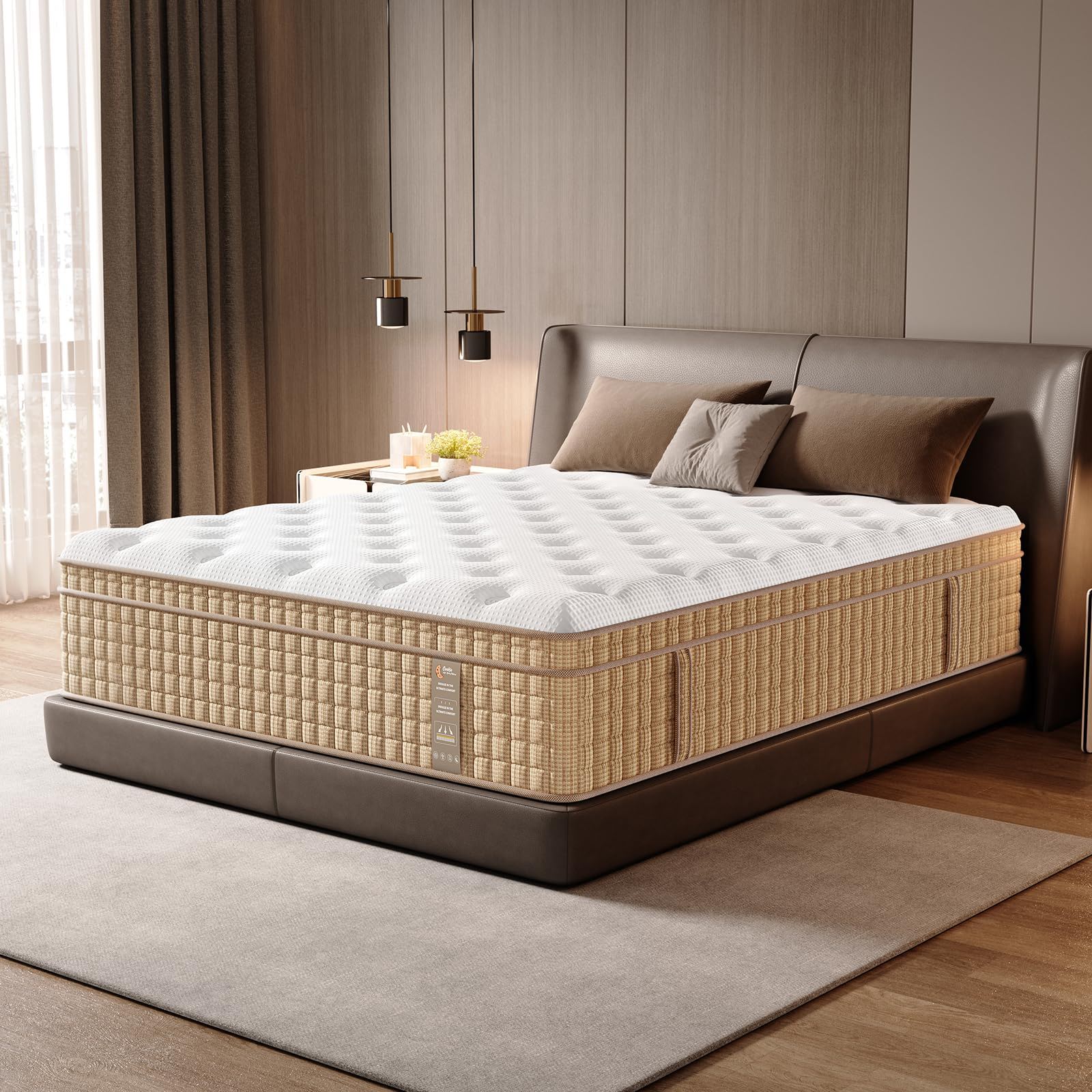 12" Hybrid Mattress With Innersprings & Gel Memory Foam by HouseOfZazla