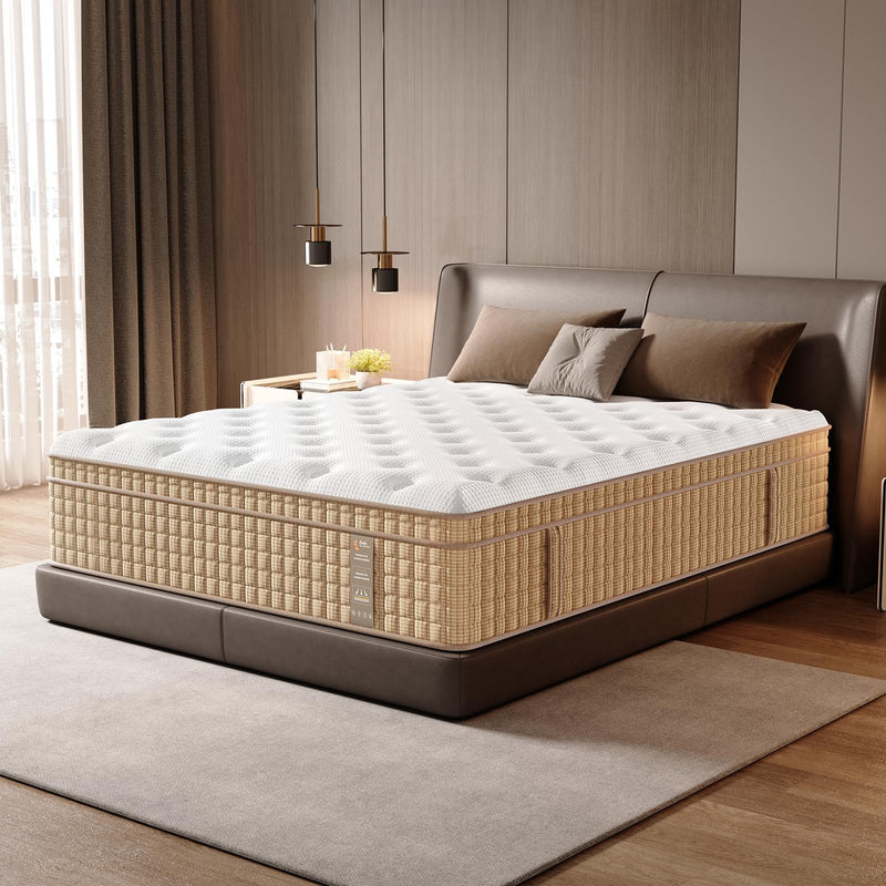 12" Hybrid Mattress With Innersprings & Gel Memory Foam by HouseOfZazla