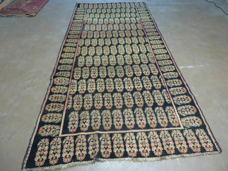 4' X 9' Antique Karabagh Caucasian Rug Handmade Wool Carpet Organic Dyes Nice by Jewel Rugs