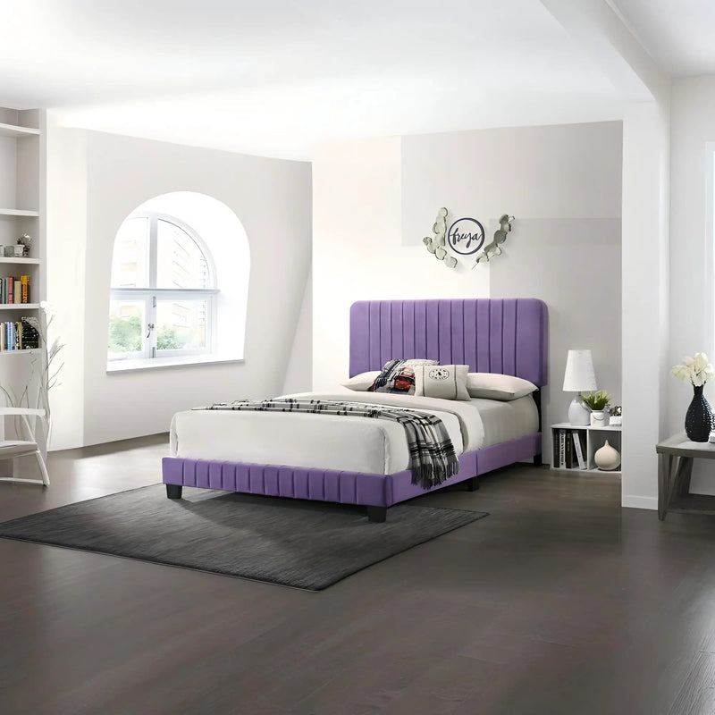 Channel Tufted Bed by HouseOfZazla