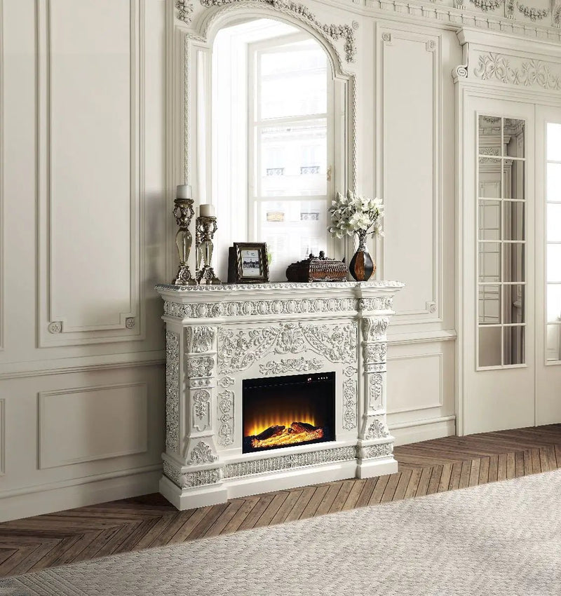 Vanaheim - Fireplace - Antique White by Unique Piece Furniture