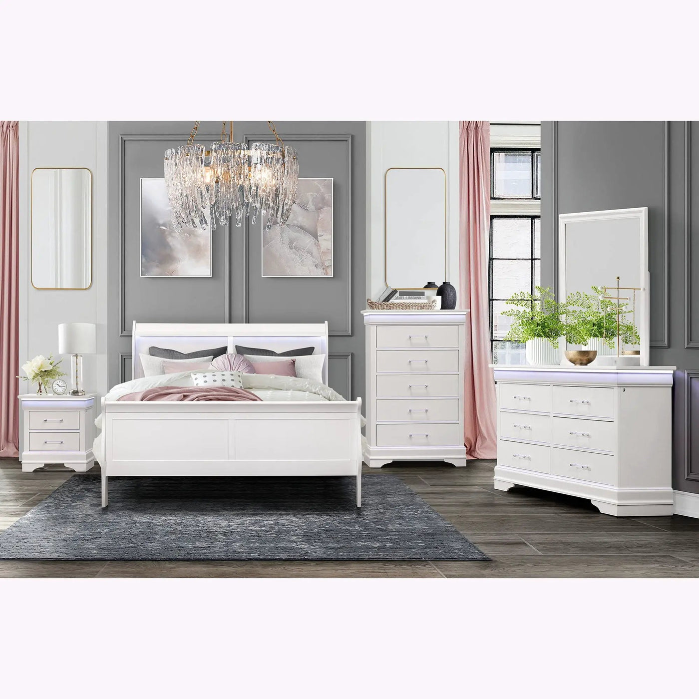 Charlston - Bed With LED by HouseOfZazla