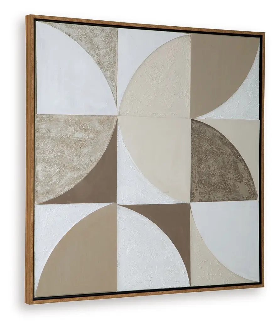 Harelman - Wall Art - Tan / Taupe / White by Unique Piece Furniture