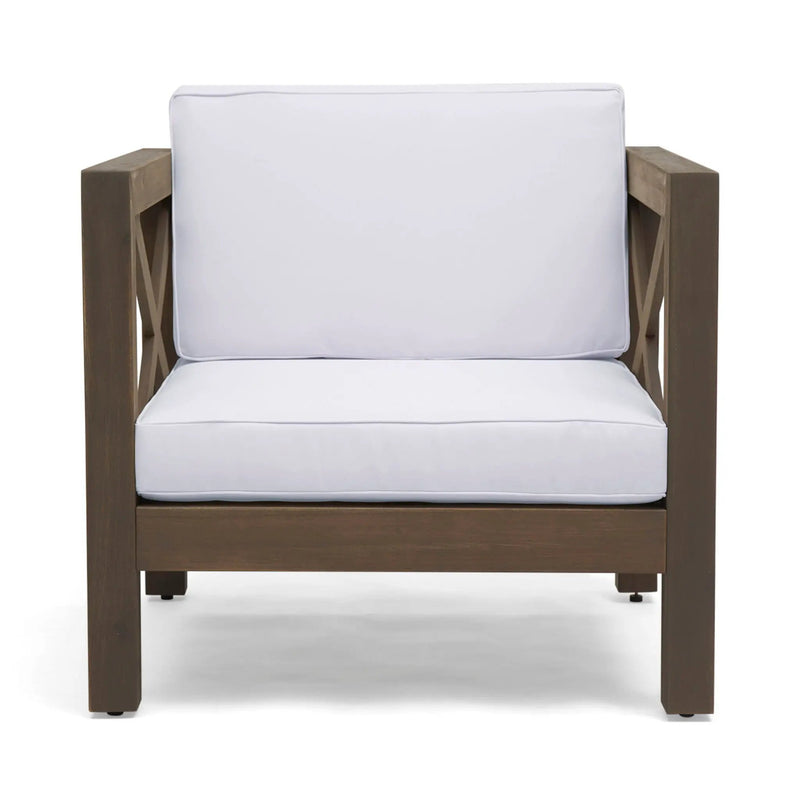 Brava Mid-Century Modern Club Chair with Water Resistant Cushions by HouseOfZazla