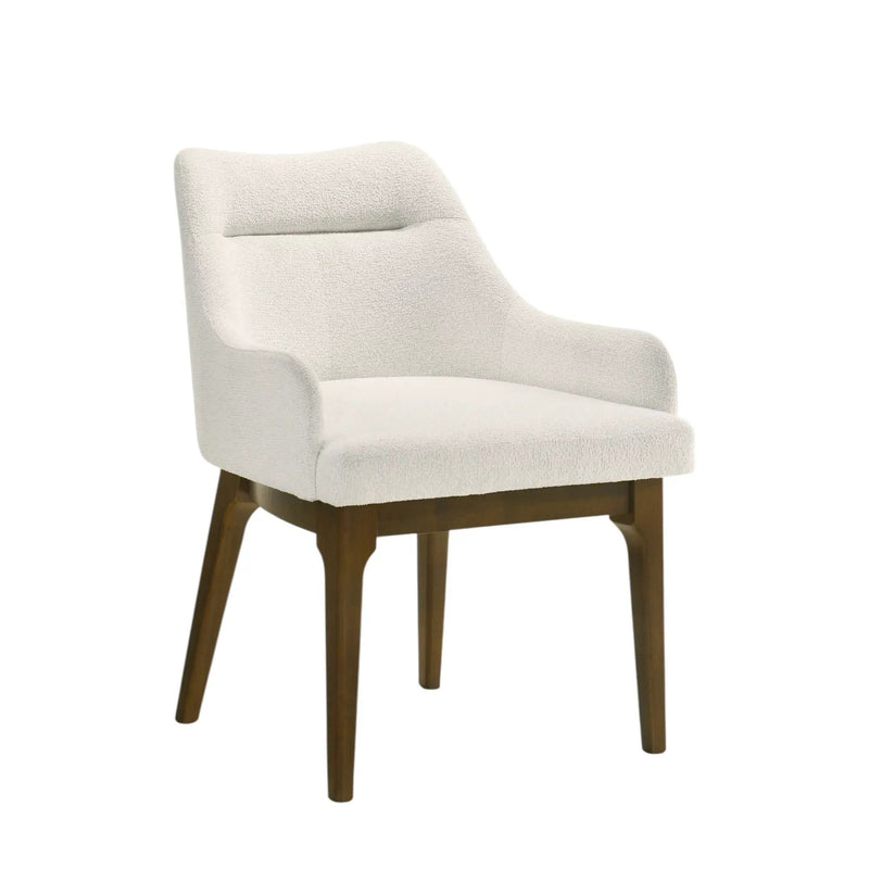 Kasha - Side Chair (Set of 2) - Beige / Oak by HouseOfZazla