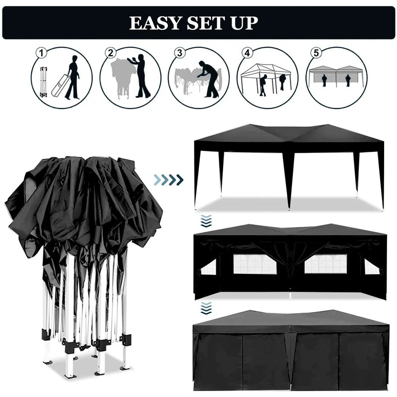10'x20' EZ Pop Up Canopy Outdoor Portable Party Folding Tent by HouseOfZazla