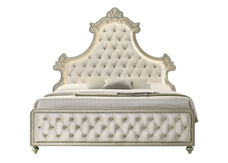 Lucienne - Bed With LED Lighting by Unique Piece Furniture