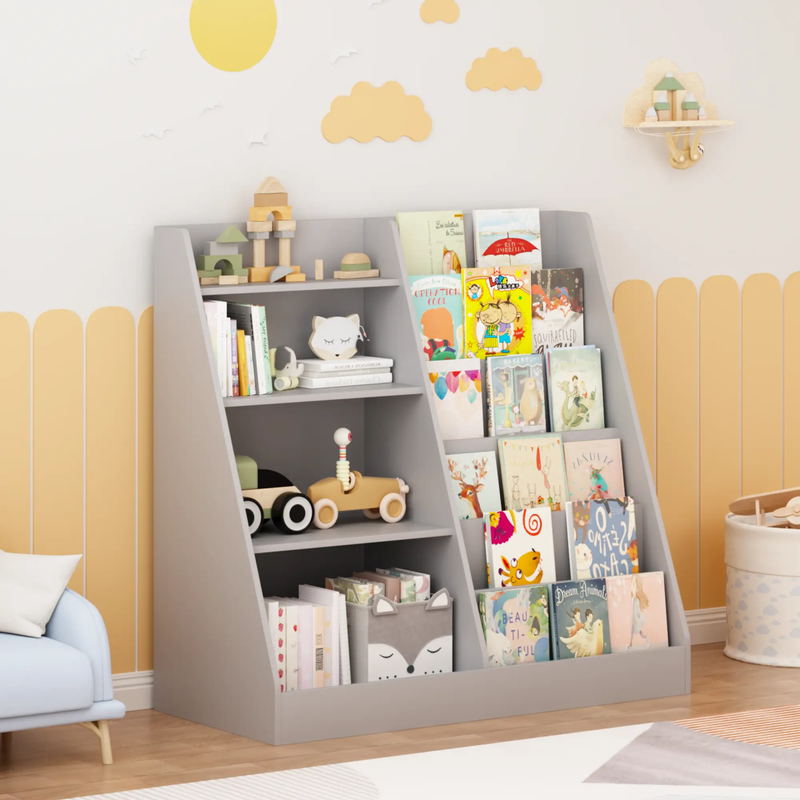 Kids Bookshelf and Toy Storage Organizer by HouseOfZazla