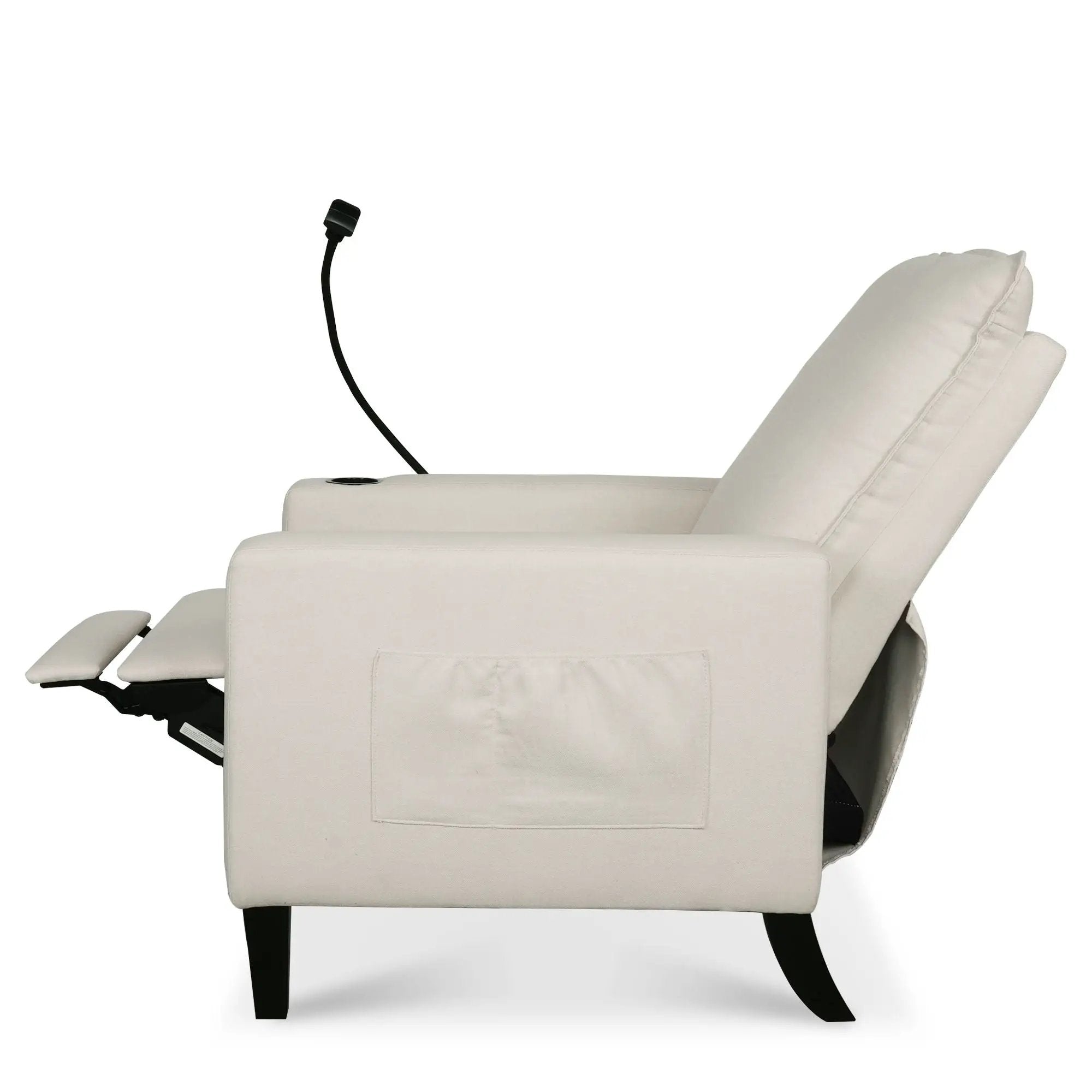 Recliner Chairs For Adults, Adjustable Recliner Sofa With Mobile Phone Holder & Cup Holder, Modern Reclining Chairs Fabric Push Back Recliner Chairs For Living Room, Bedroom by HouseOfZazla
