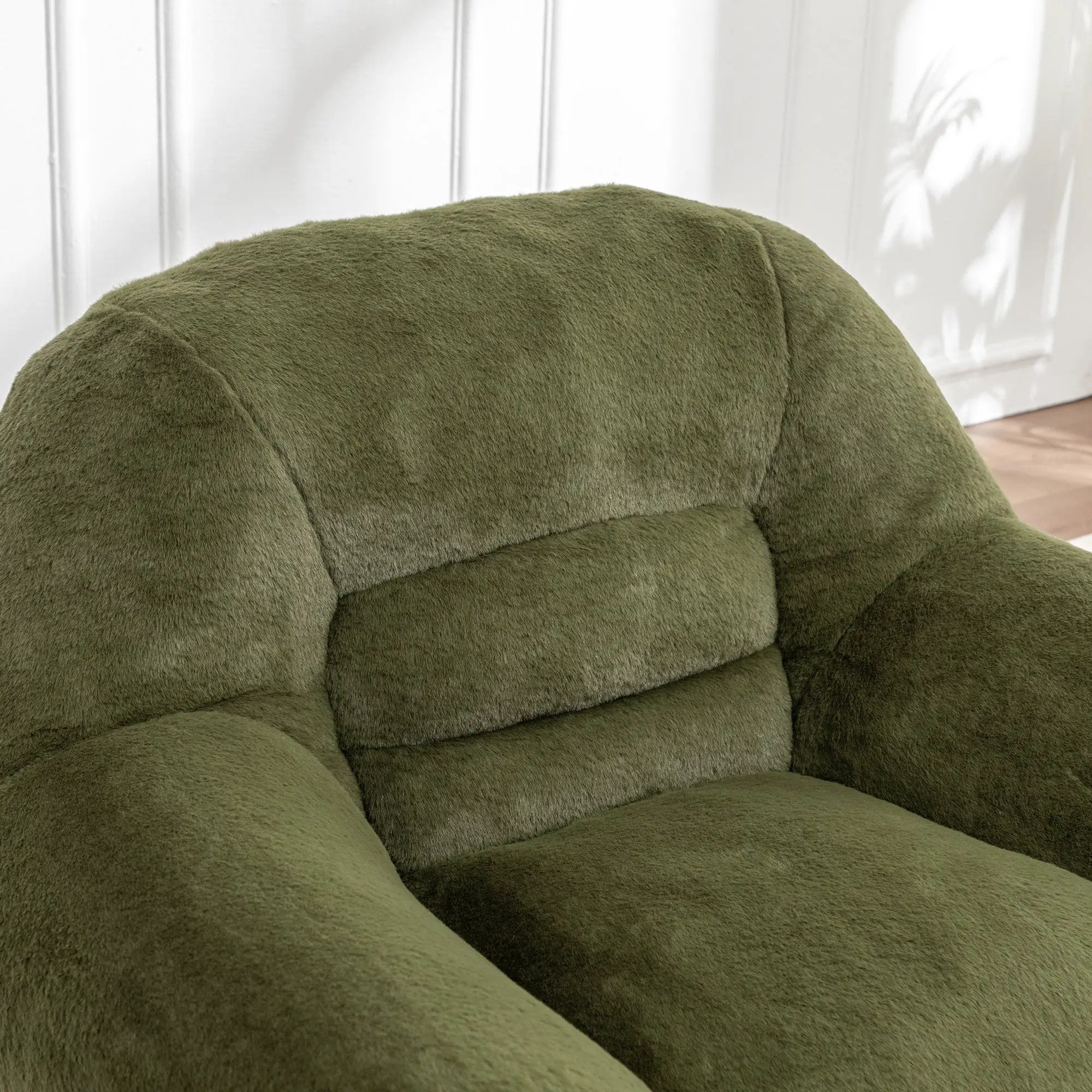 Comfy Faux Fur Bean Bag Chair by HouseOfZazla