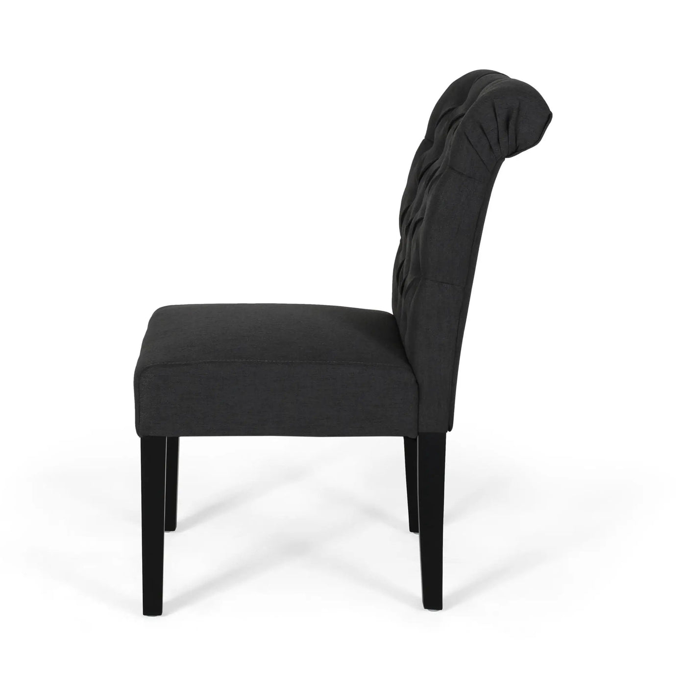 Broxton Tuft Dining Rolltop Chairs With Button Tufted Backrest (Set of 2) by HouseOfZazla