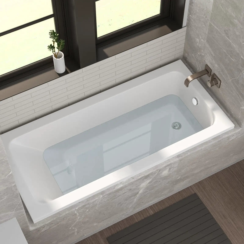 66-Inch Acrylic Built-In Soaking Tub - Glossy, photo 3 of 10