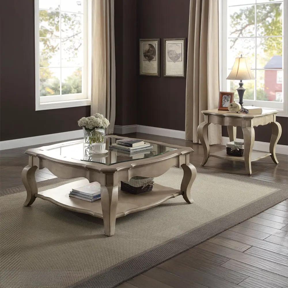 Chelmsford - End Table - Antique Taupe by Unique Piece Furniture