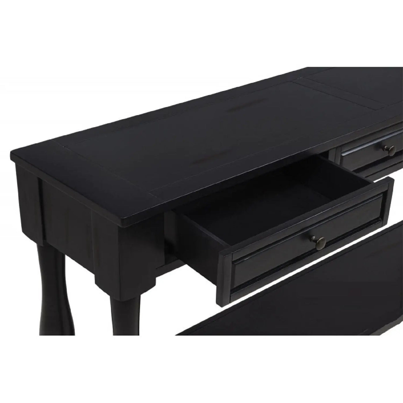 Long Console Table With Drawers And Shelf by HouseOfZazla
