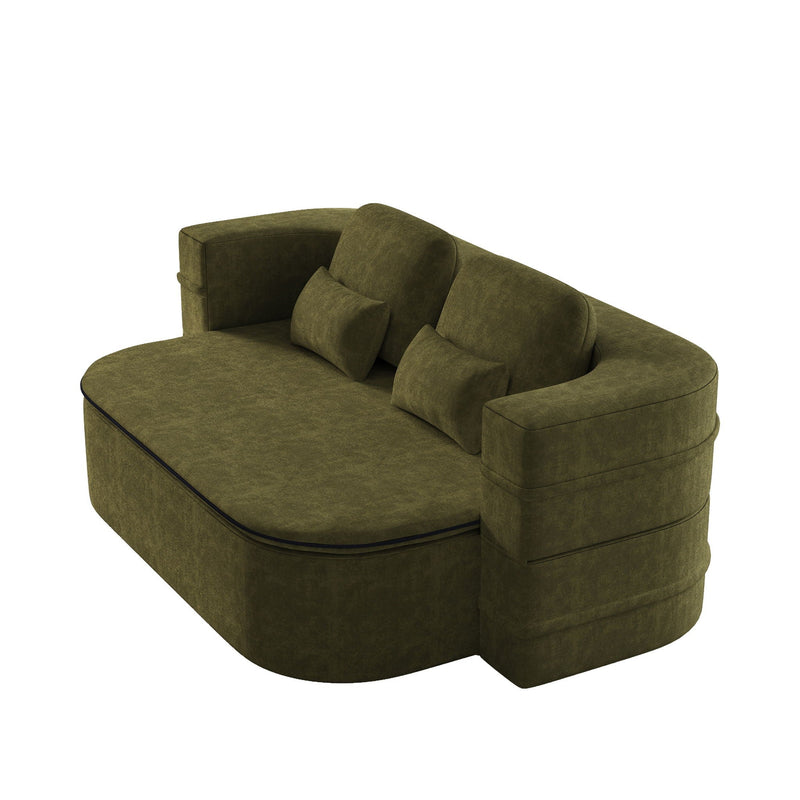 2 In 1 Foldable Sofa Bed With Multi Functional Blanket, Floor Lounge Sofa by HouseOfZazla