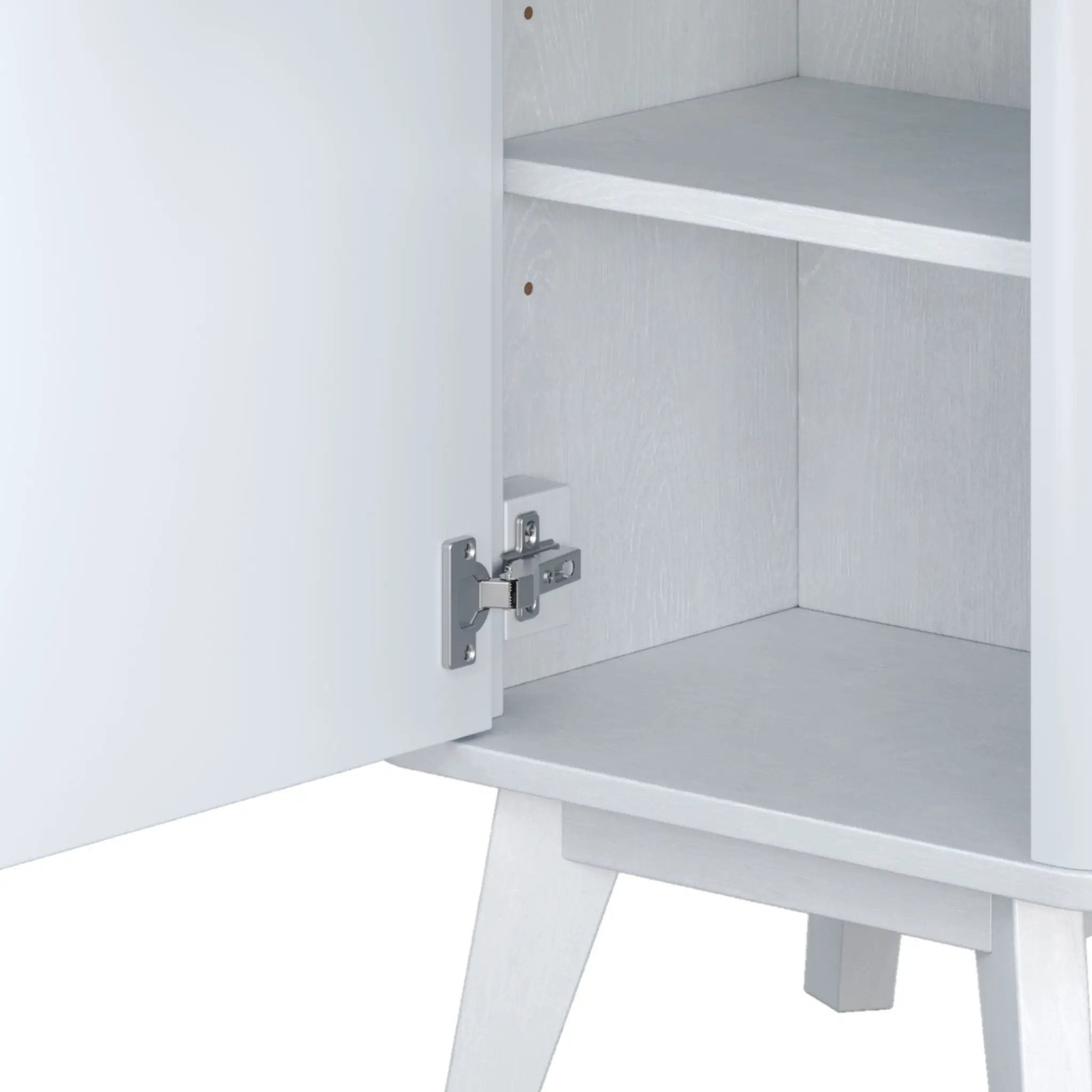 Tall Bathroom Storage Cabinet With Adjustable Shelves And 1 Drawer & Door by HouseOfZazla