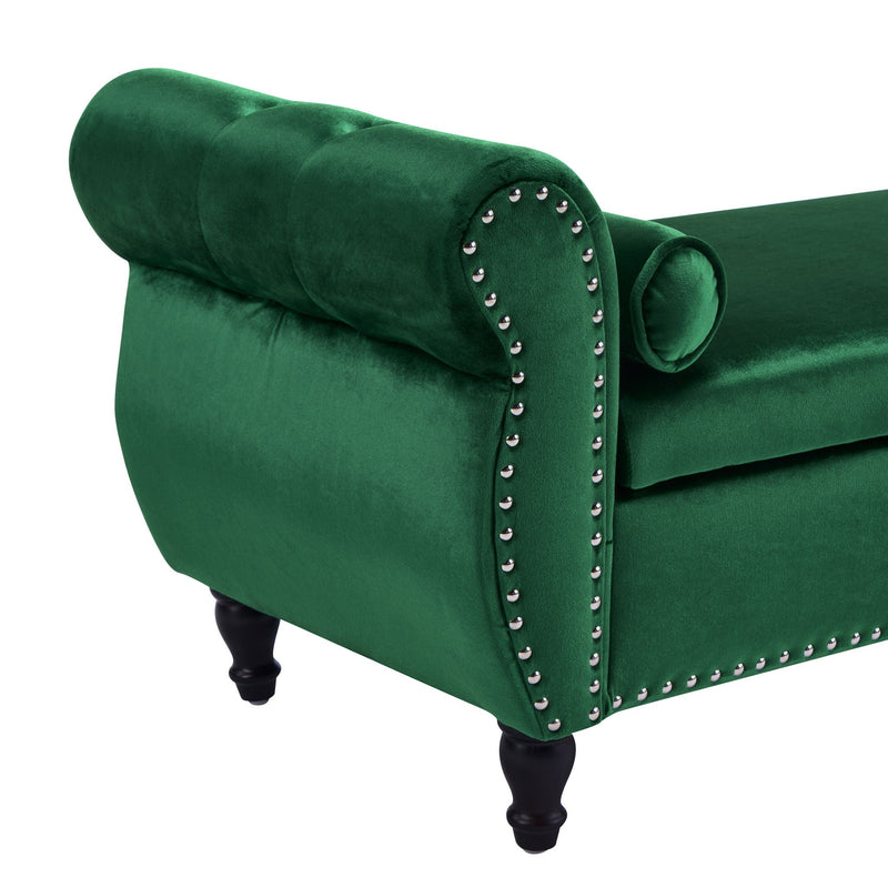 Luxurious Multifunctional Storage Ottoman Bench With Pillow by HouseOfZazla