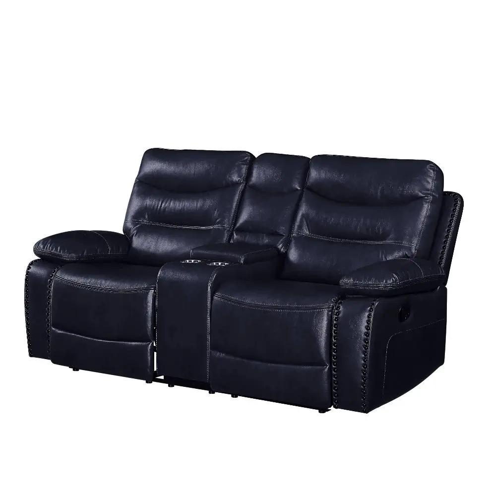 Aashi - Loveseat w/Console (Motion) by Unique Piece Furniture