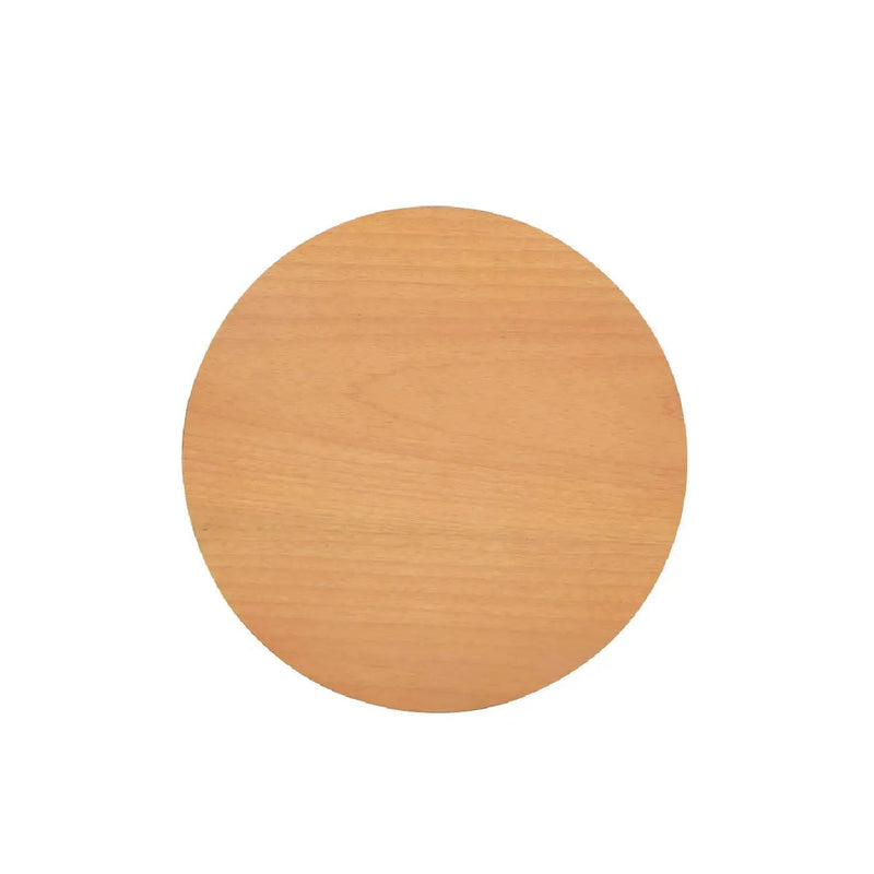 Cabana - Round Cane Storage Side Table - Natural Brown Oak by HouseOfZazla