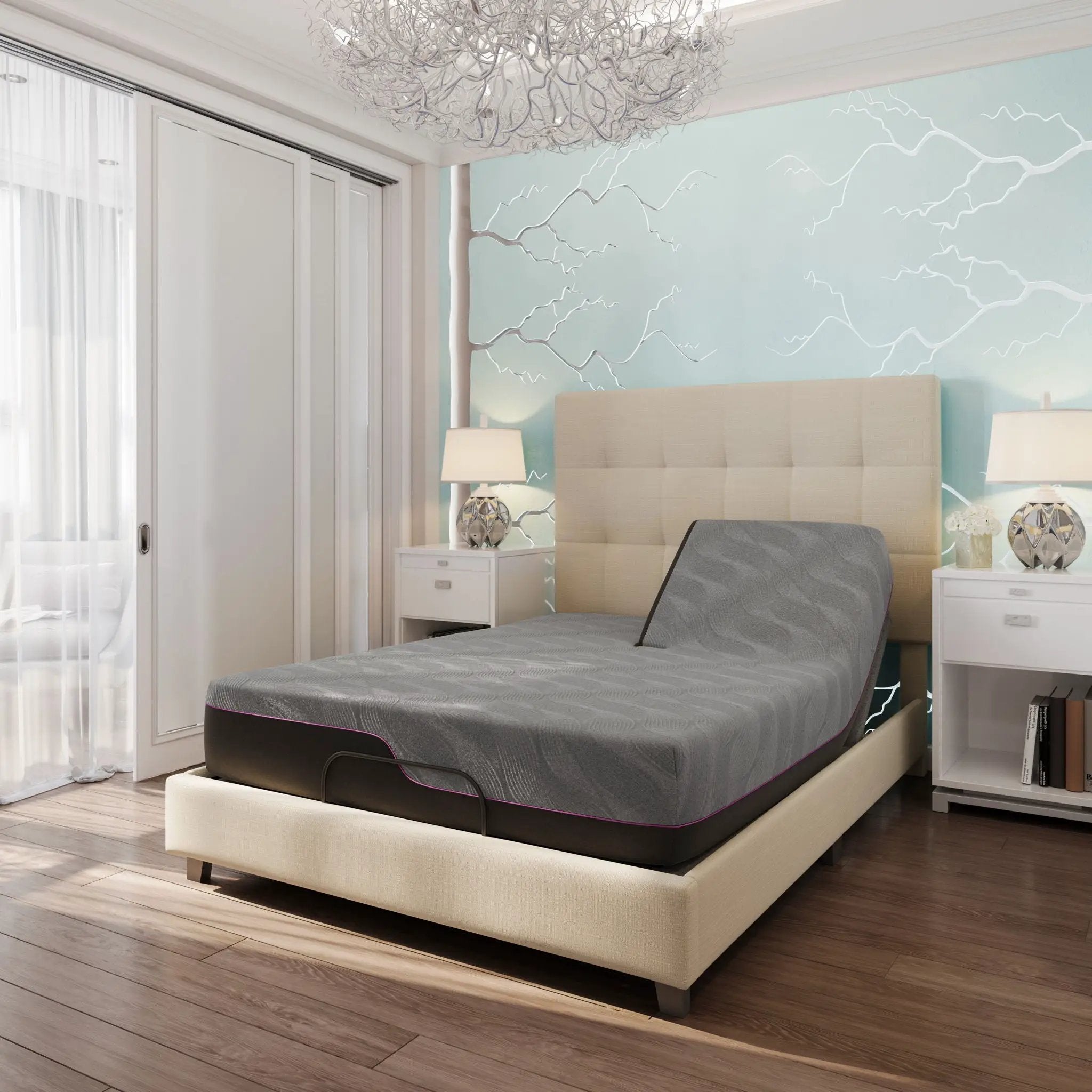 11" Renew Flex Head Cooling Fast Responding Latex Foam Mattress by Unique Piece Furniture