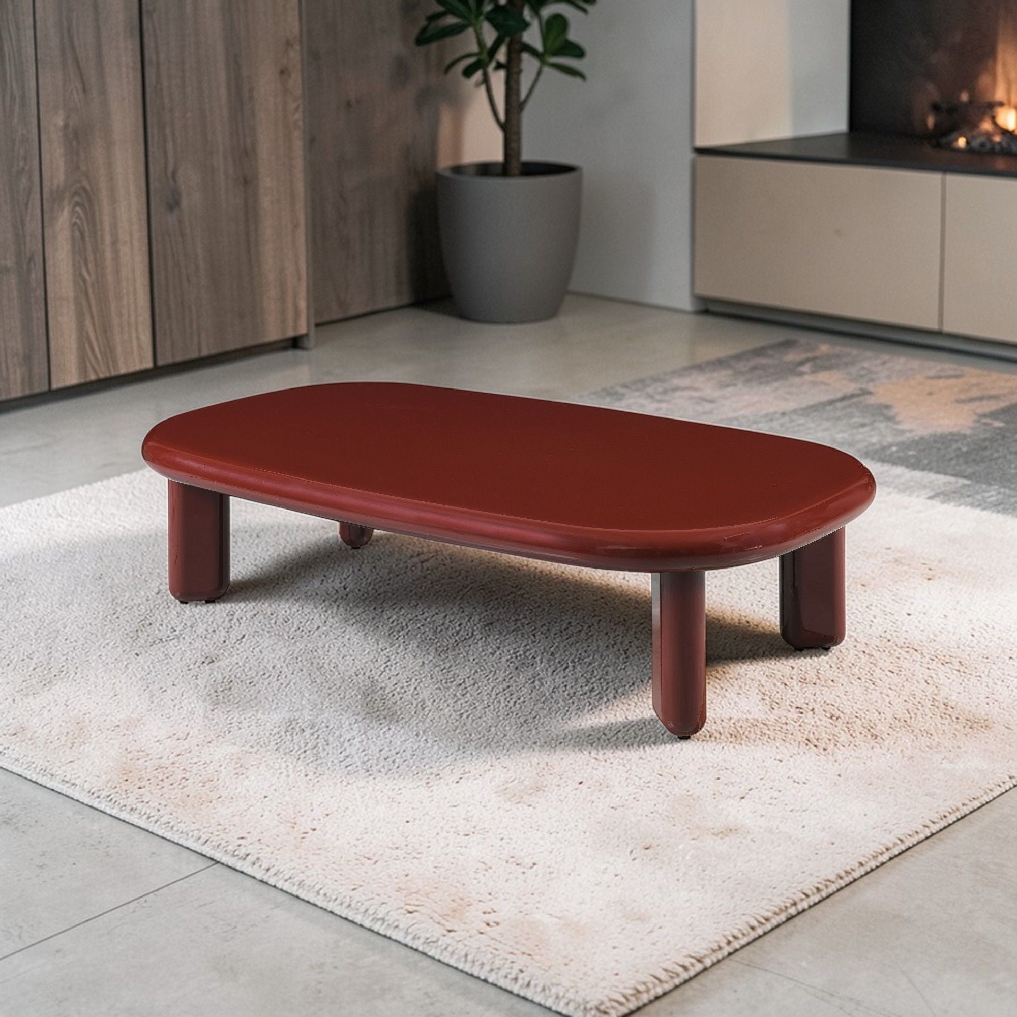 Eddie - Coffee Table - Red by HouseOfZazla