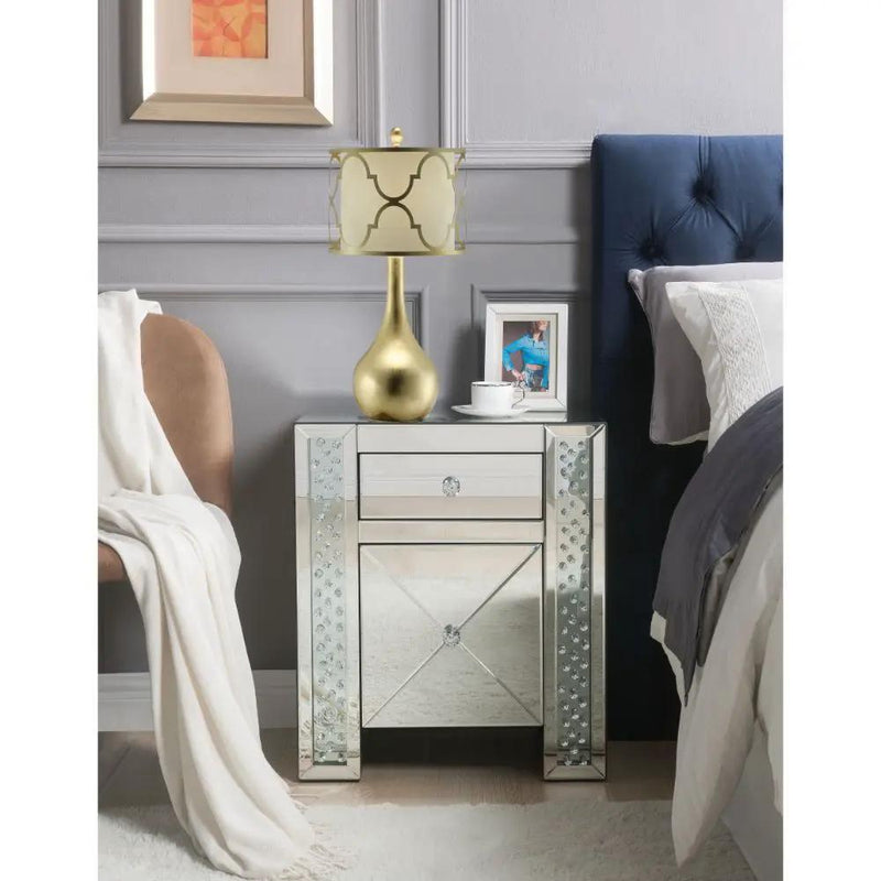 Nysa - Accent Table - Faux Crystals by Unique Piece Furniture
