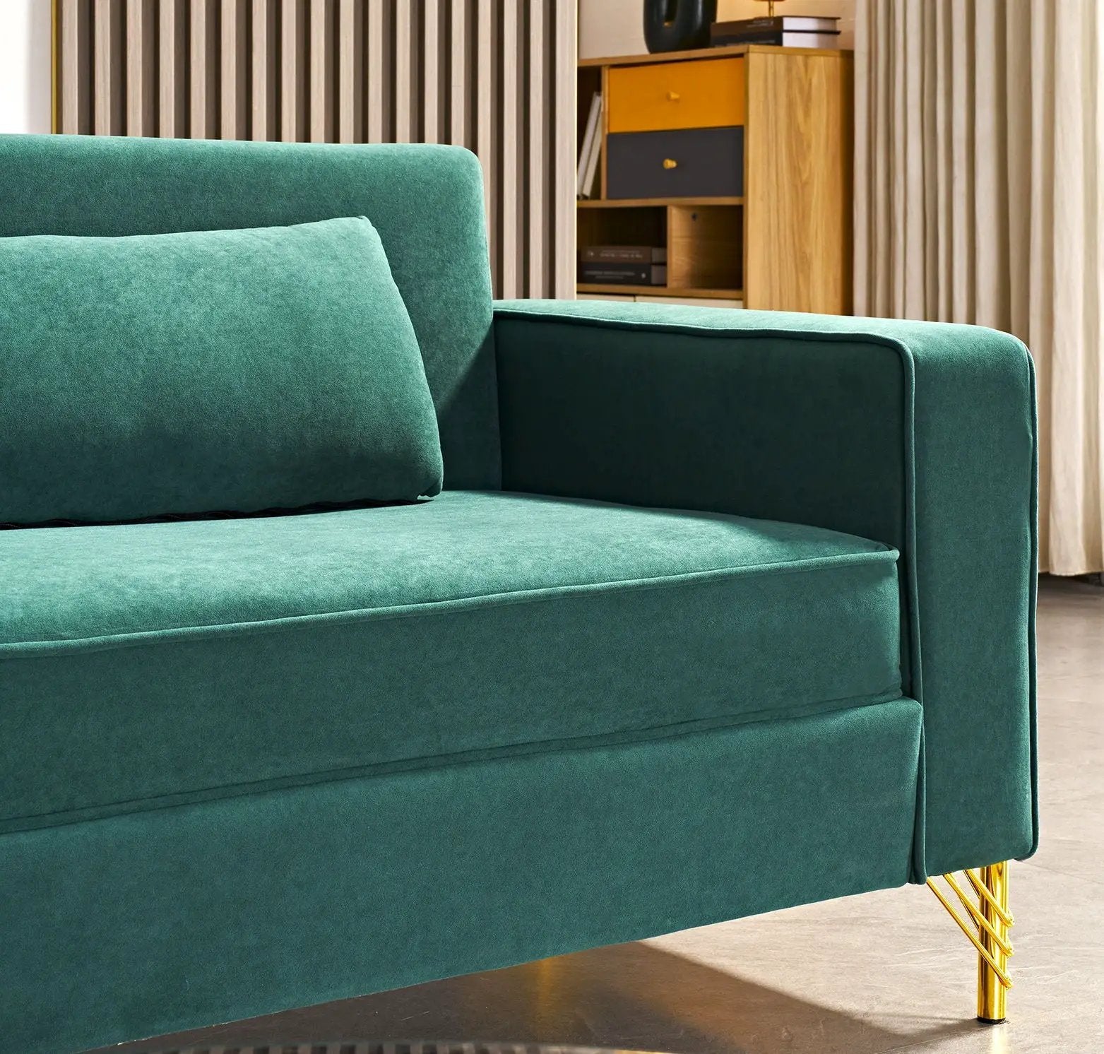 Aesthetic 3 Seater Couch With Classic Modern Appeal And Luxurious Soft Comfort by HouseOfZazla