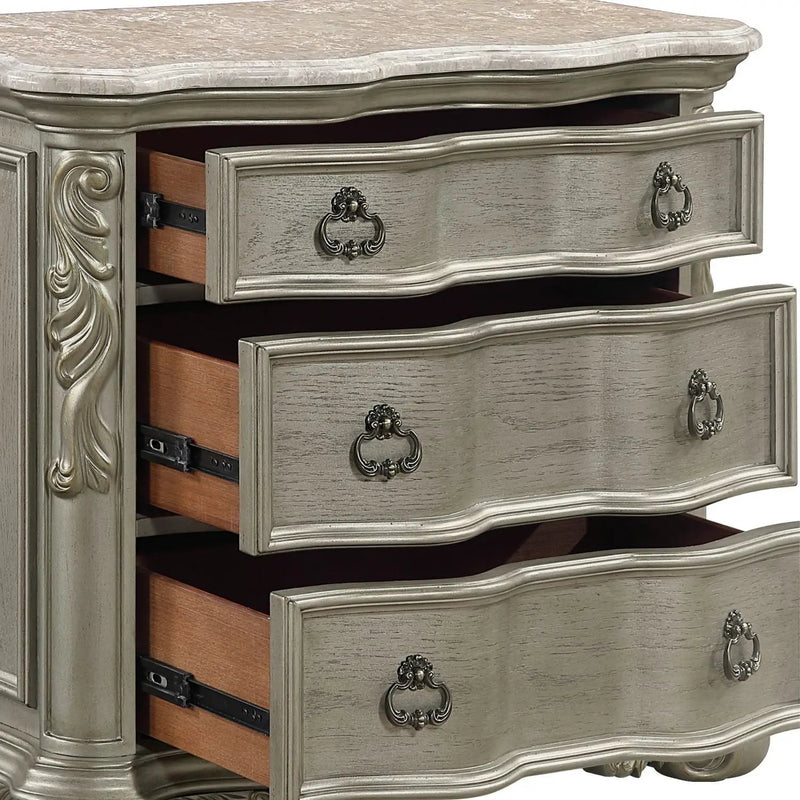 Bella - Nightstand - Champagne by HouseOfZazla